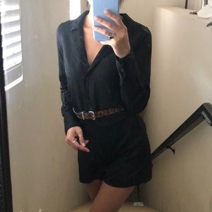 ZARA Black Blazer style romper